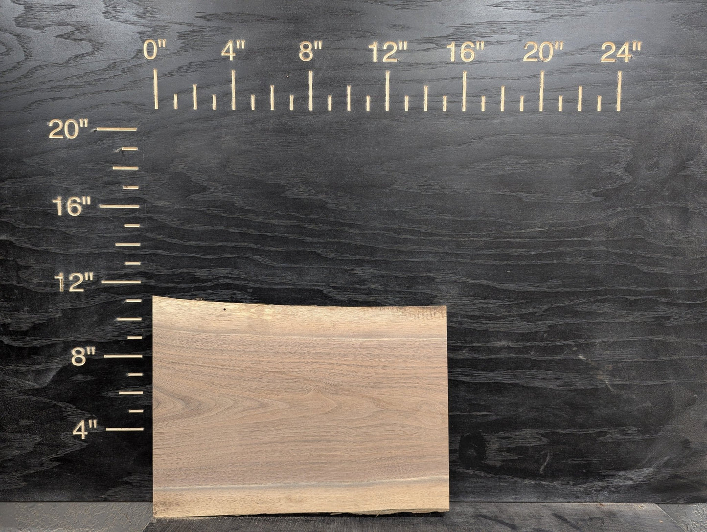 16" - 24" Walnut Live Edge Charcuterie Kit - Ol Loggin Sawmill