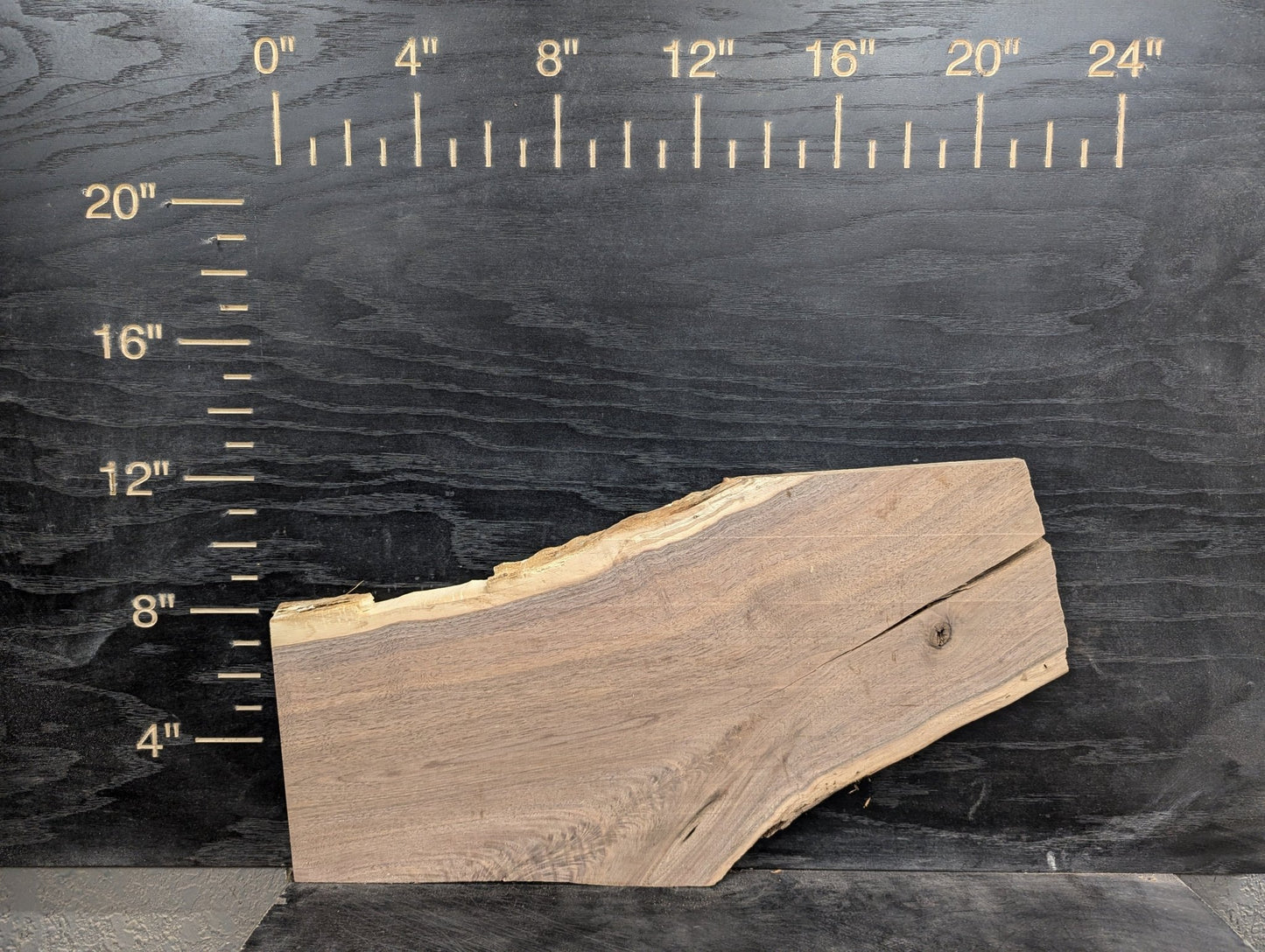 16" - 24" Walnut Live Edge Charcuterie Kit - Ol Loggin Sawmill