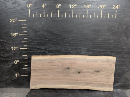 24" Walnut & Elm Live Edge Charcuterie Kit - Ol Loggin Sawmill