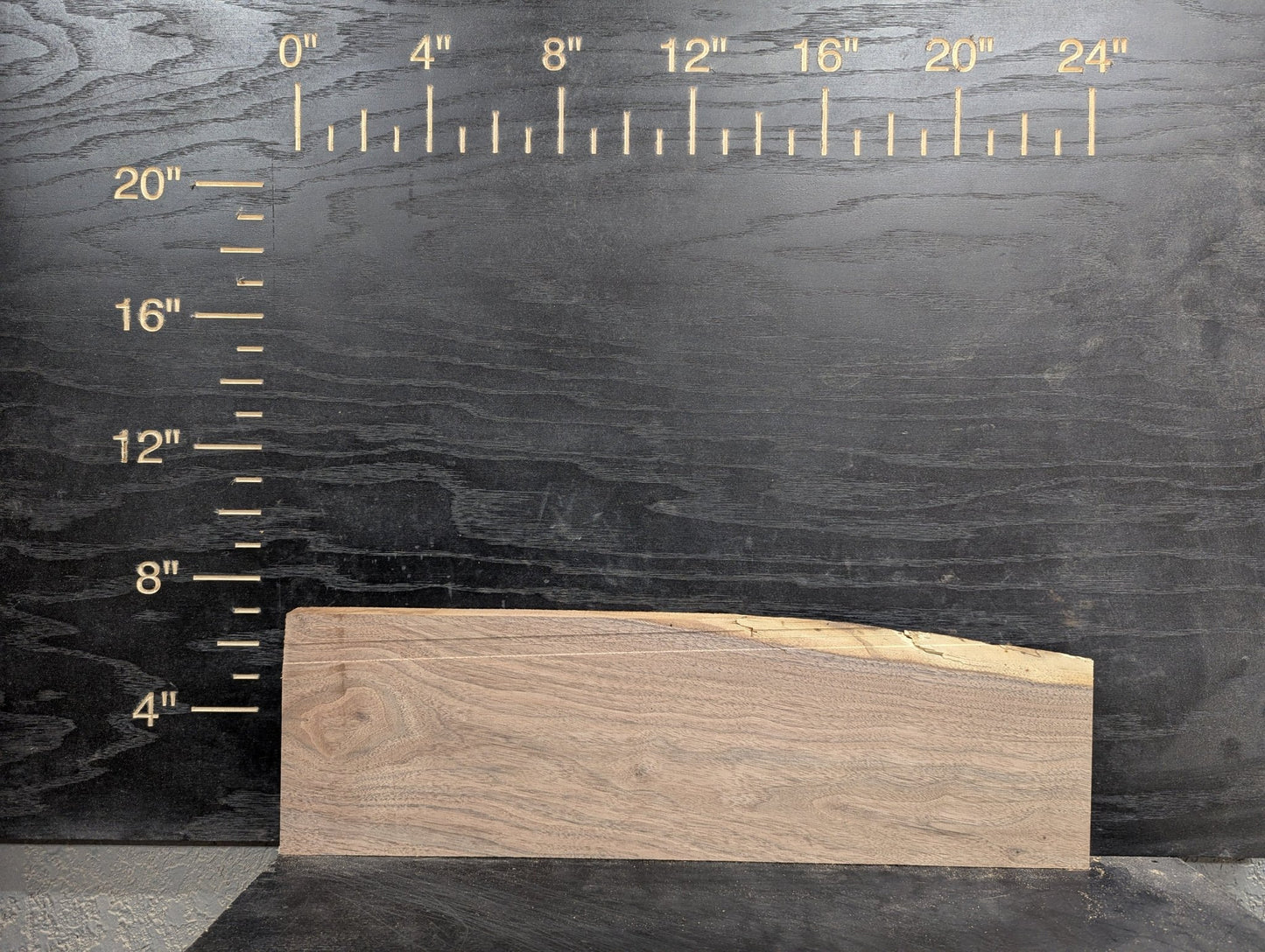 24" Walnut Live Edge Charcuterie Kit - My Store