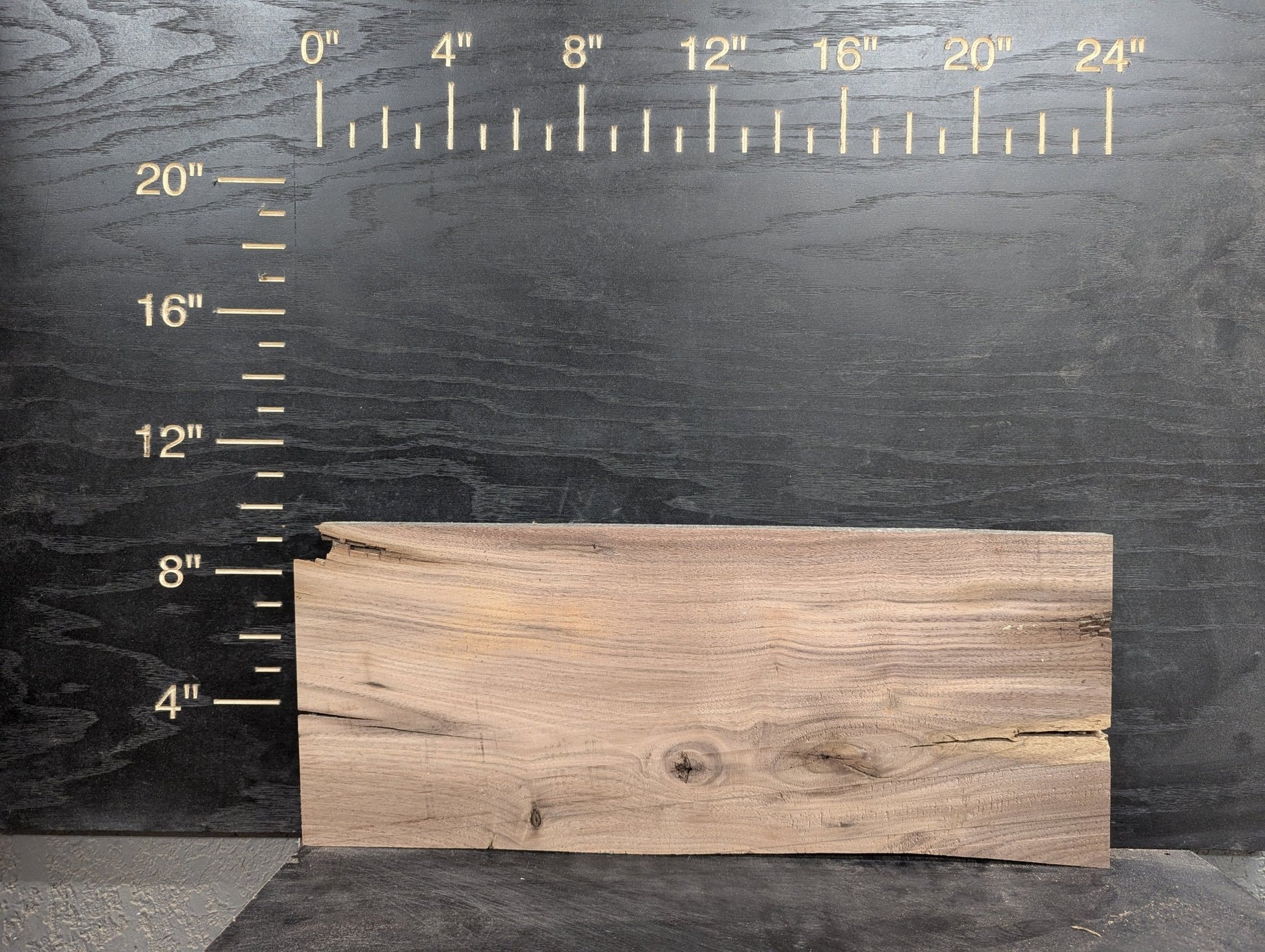 24" Walnut Live Edge Charcuterie Kit - My Store