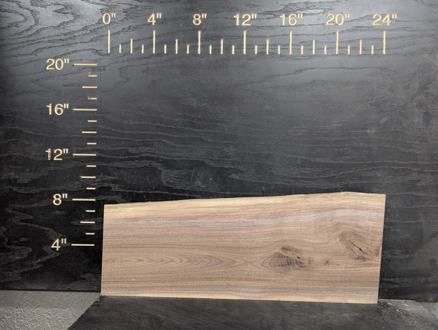 24" Walnut Live Edge Charcuterie Kit - My Store