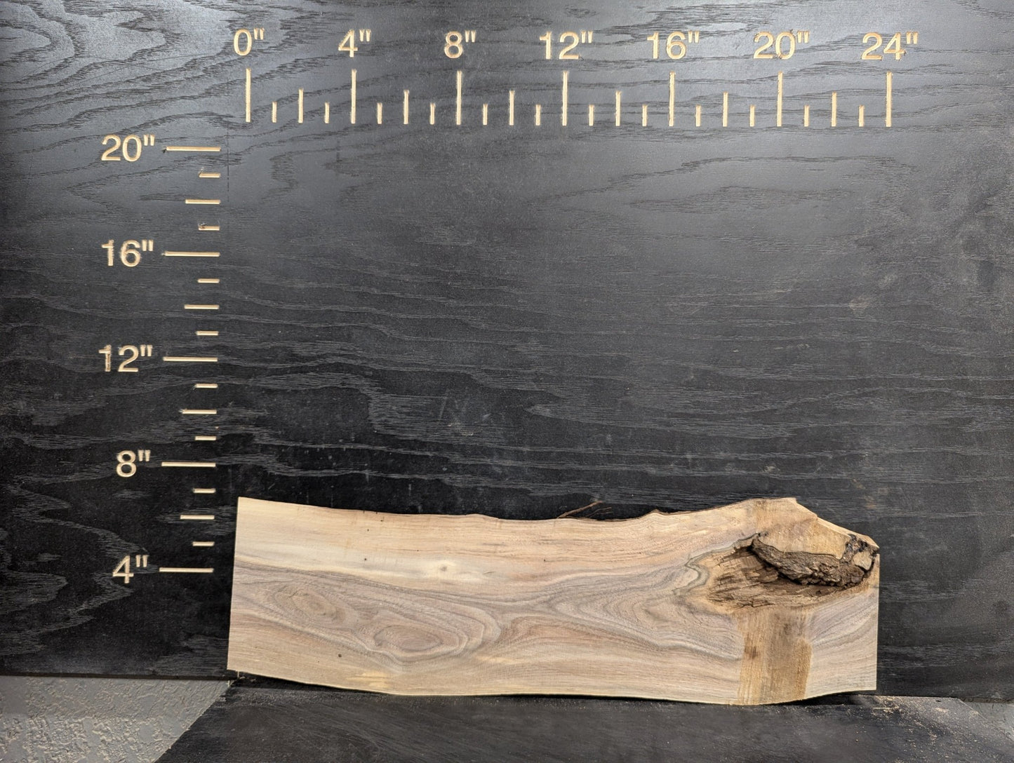 24" Walnut Live Edge Charcuterie Kit - My Store