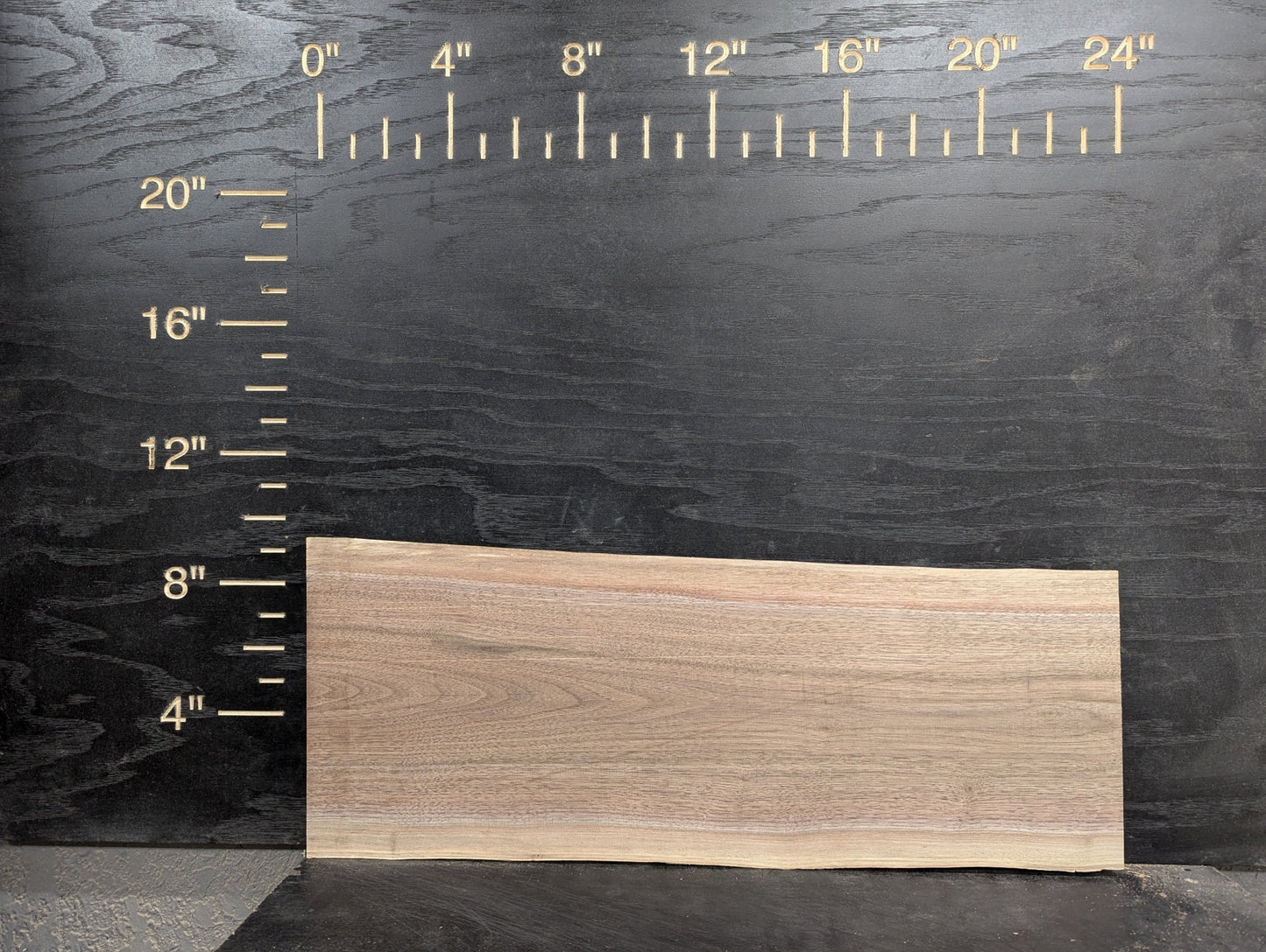 24" Walnut Live Edge Charcuterie Kit - My Store