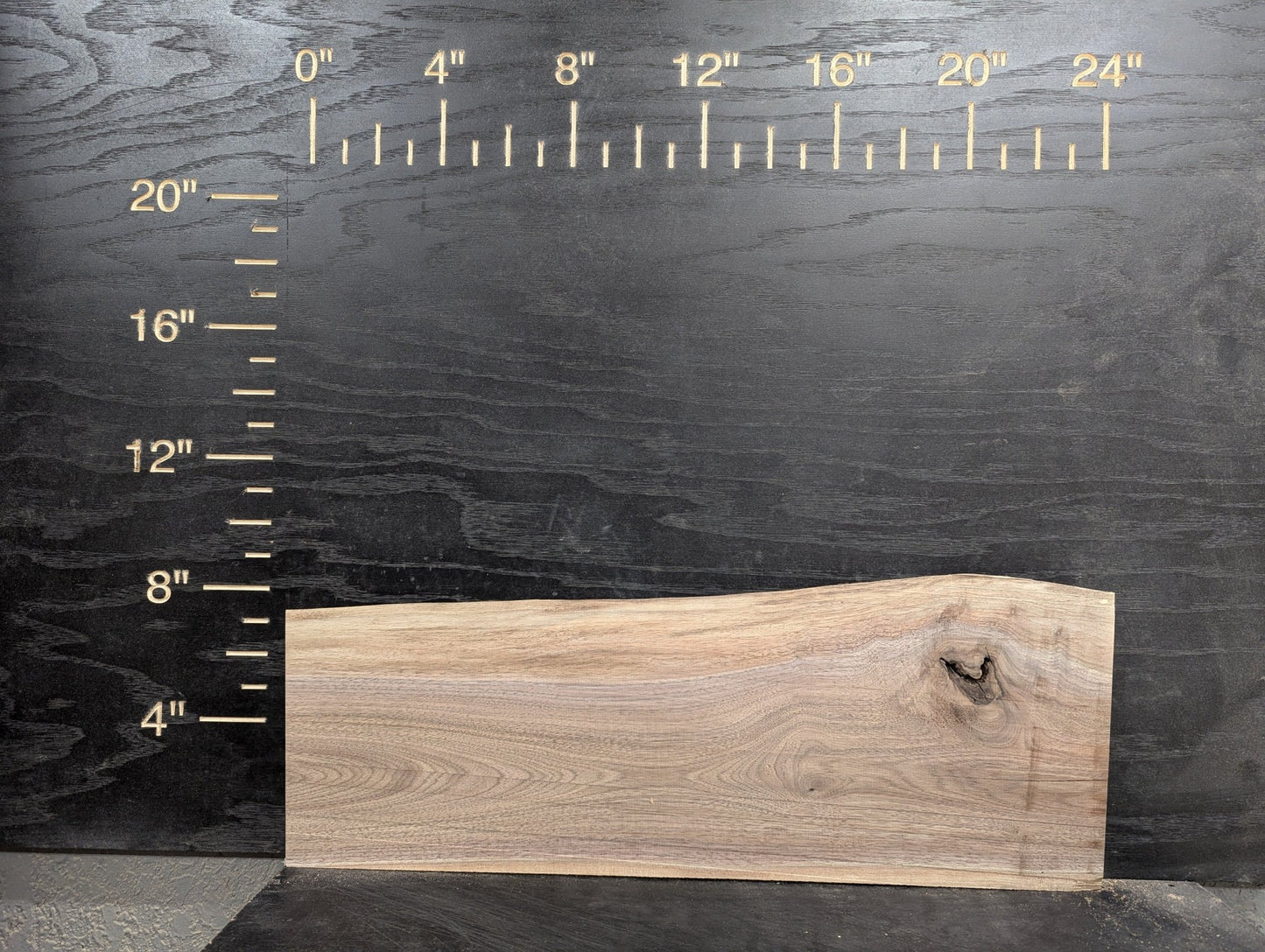 24" Walnut Live Edge Charcuterie Kit - My Store