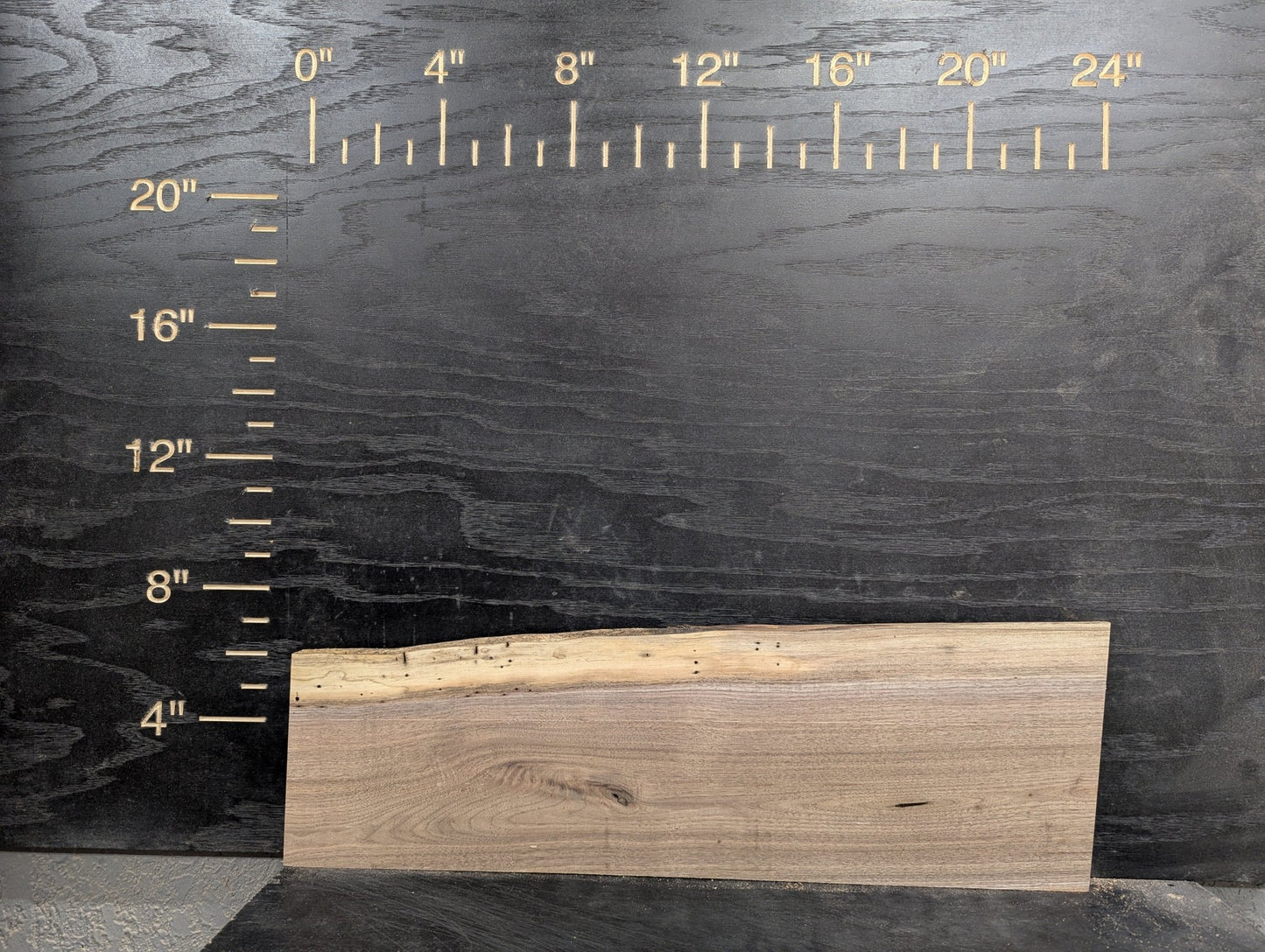 24" Walnut Live Edge Charcuterie Kit - My Store