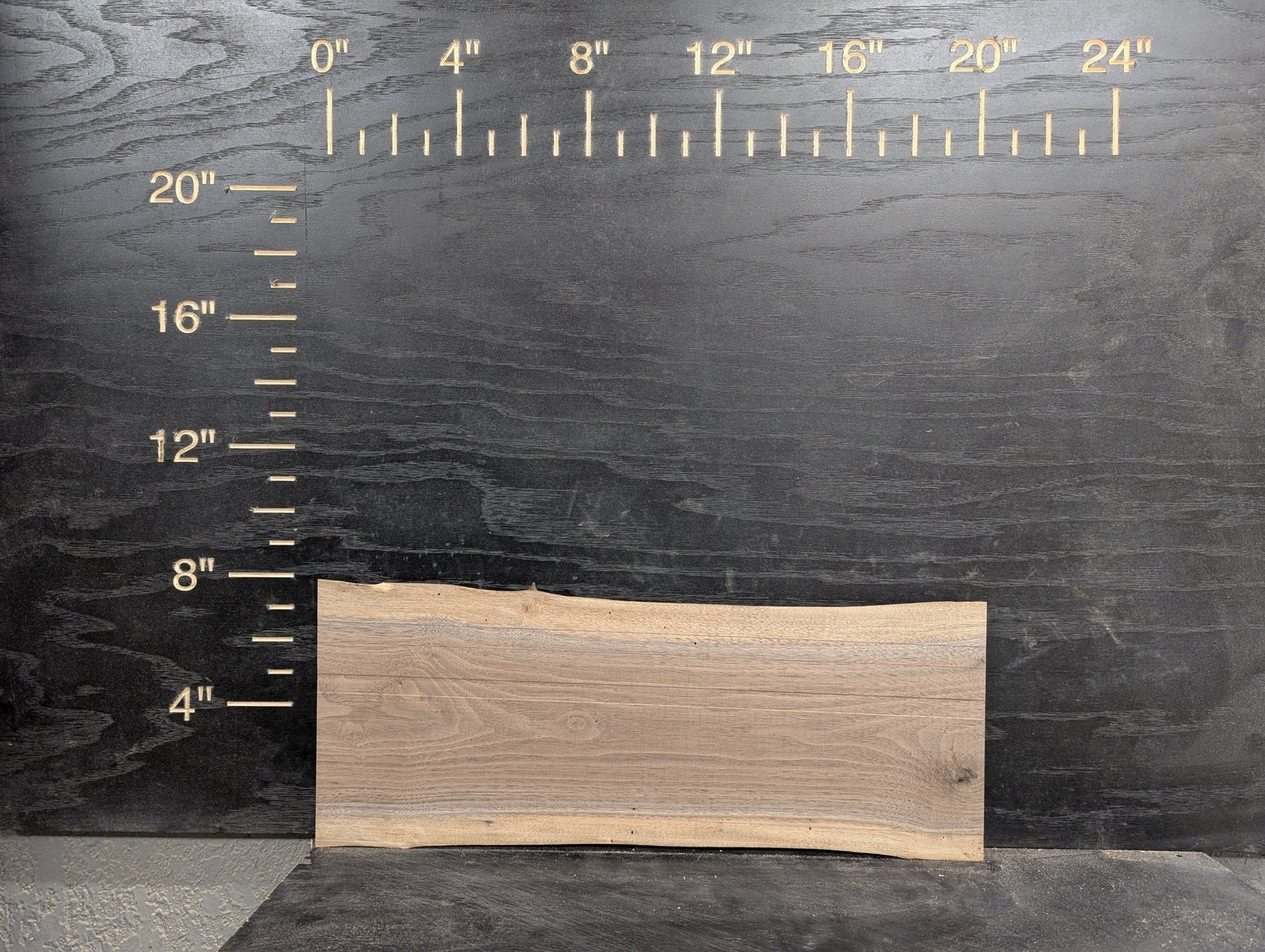 24" Walnut Live Edge Charcuterie Kit - My Store