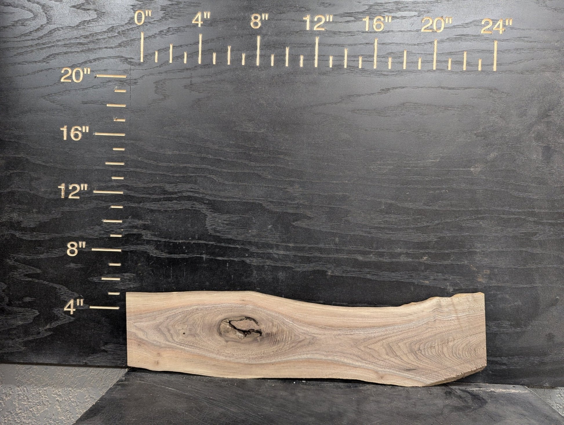 24" Walnut Live Edge Charcuterie Kit - My Store