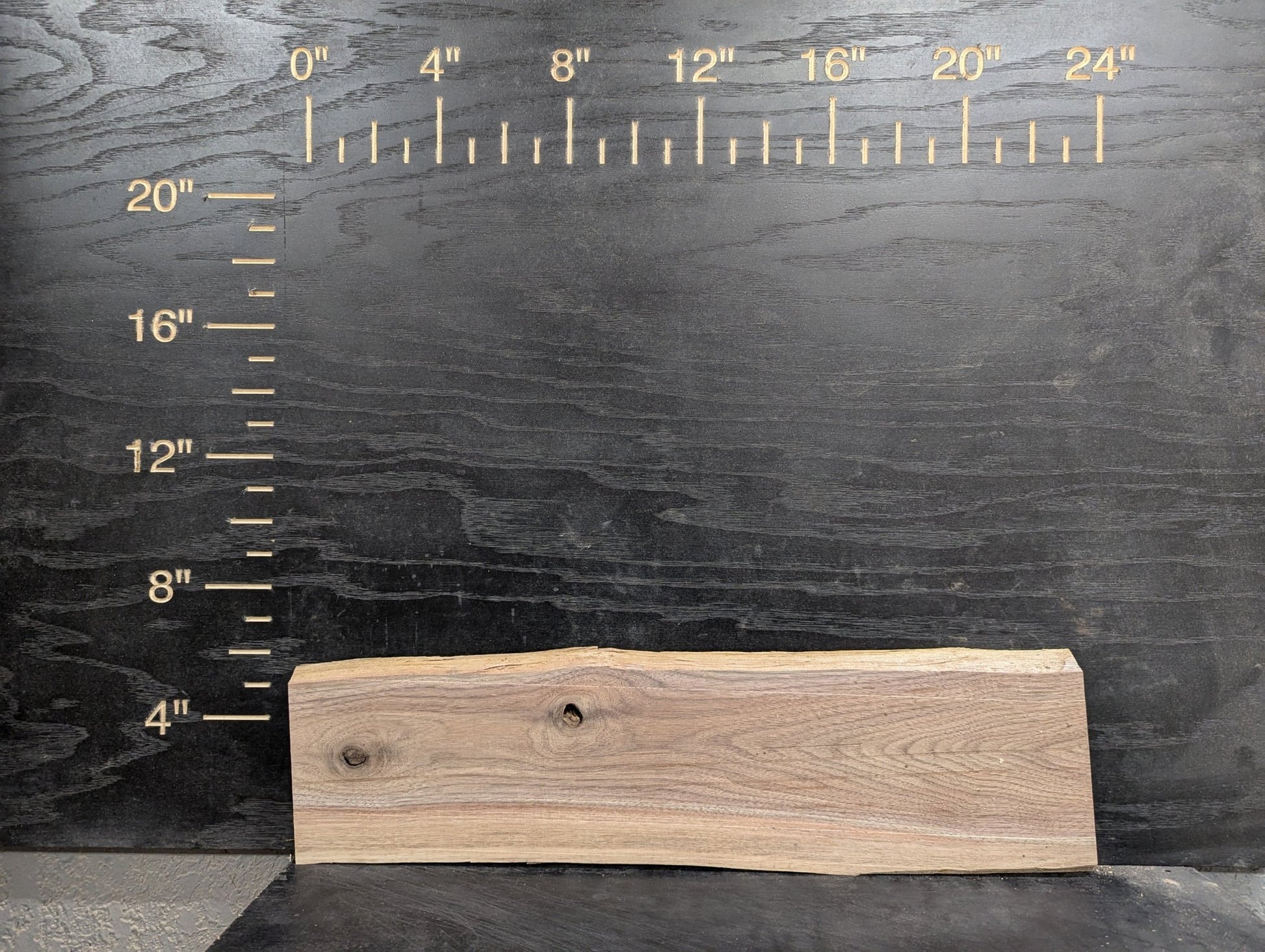 24" Walnut Live Edge Charcuterie Kit - My Store