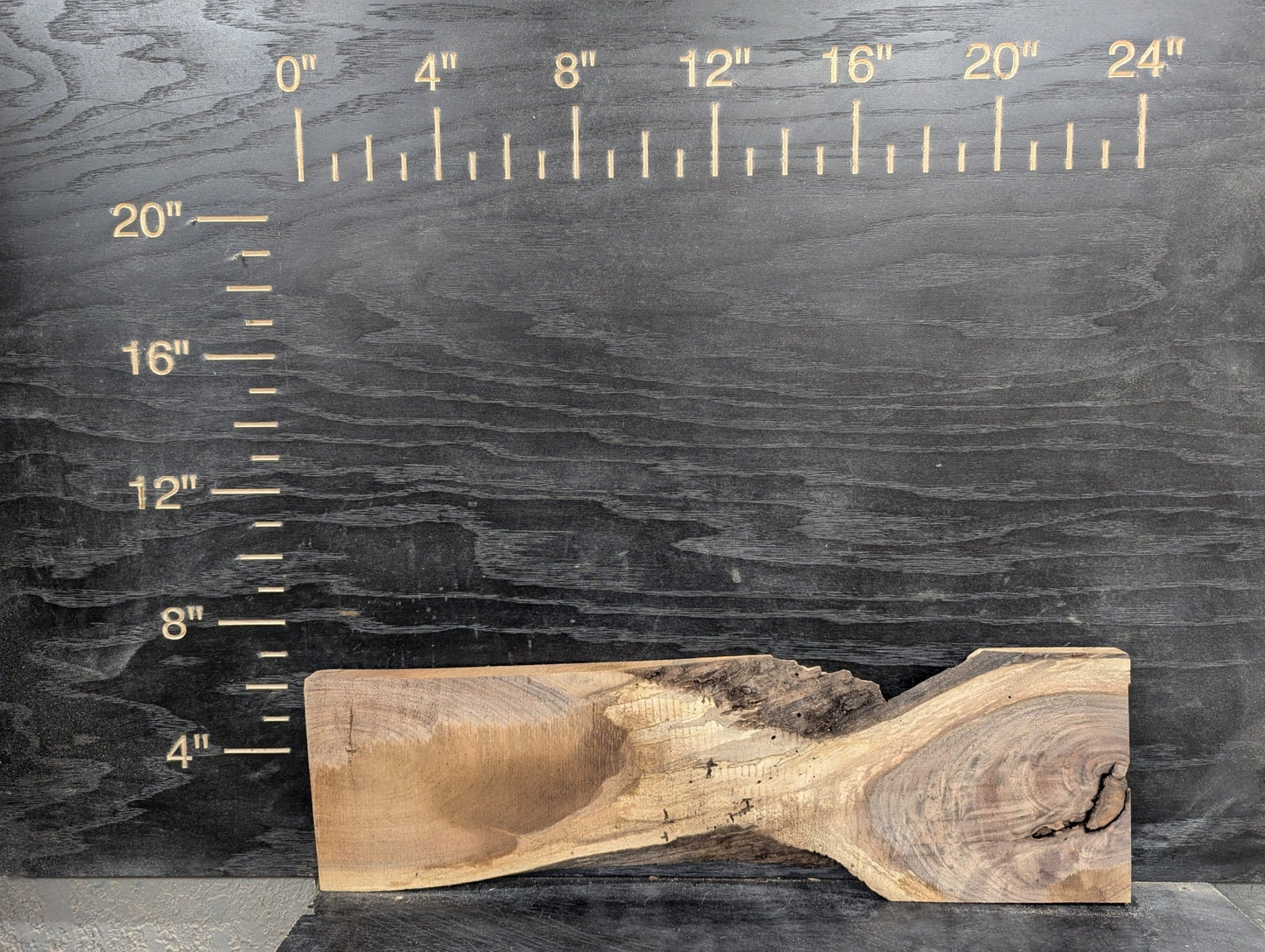 24" Walnut Live Edge Charcuterie Kit - Epoxy Required! - Ol Loggin Sawmill