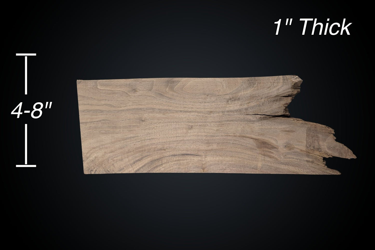 24" Walnut Live Edge Dimensional Kit (S2S) - My Store