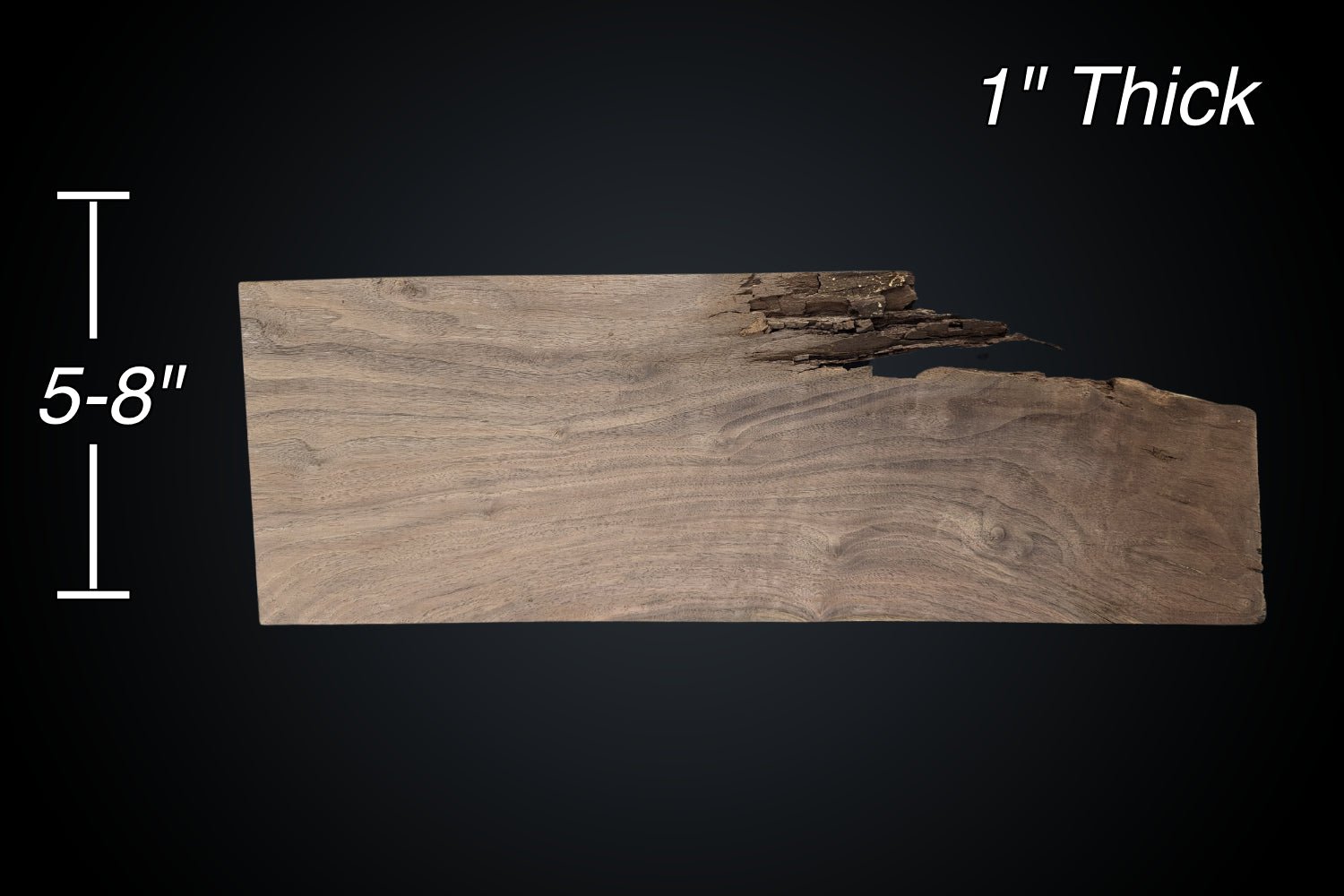 24" Walnut Live Edge Dimensional Kit (S2S) - My Store