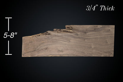 24" Walnut Live Edge Dimensional Kit (S2S) - My Store