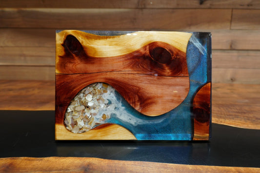 "8 X 12" Desk Art Mini Epoxy Board - Ol Loggin Sawmill