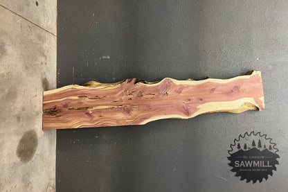 Cedar Live Edge Wood Slab - 38 BF - My Store