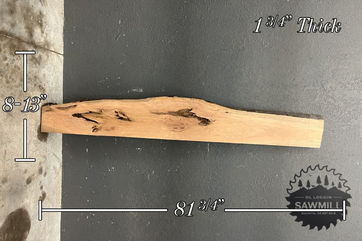 Cherry Live Edge Wood Slab - 11.7BF - My Store