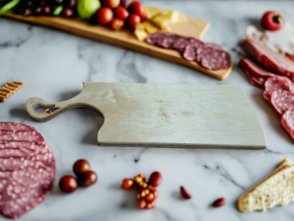 Maple Charcuterie Board with Handle – Durable and Stylish Serving Platter - My Store