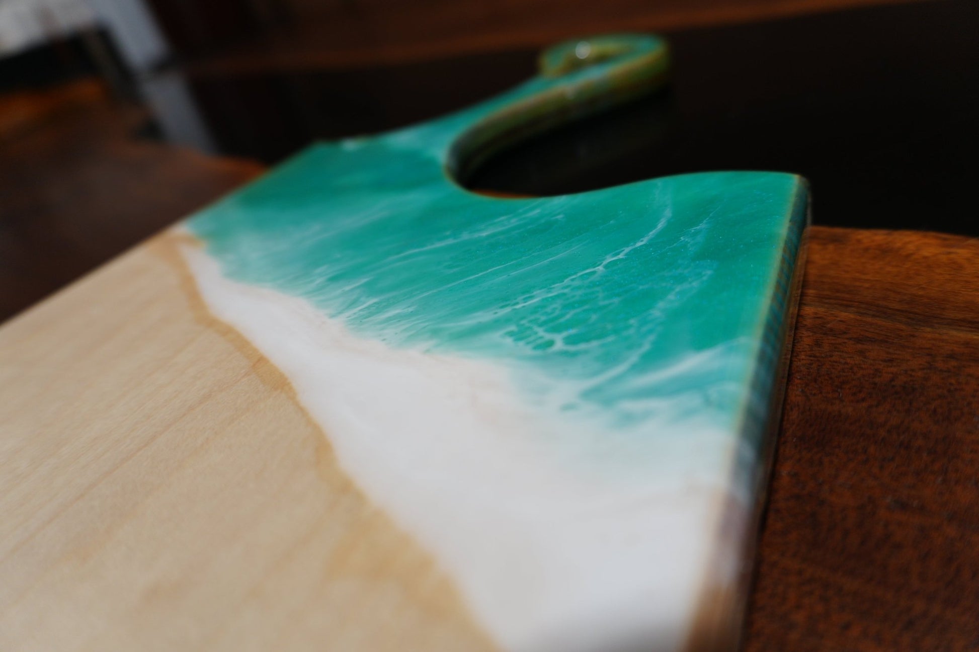 Ocean - Inspired Maple Charcuterie Board - Ol Loggin Sawmill