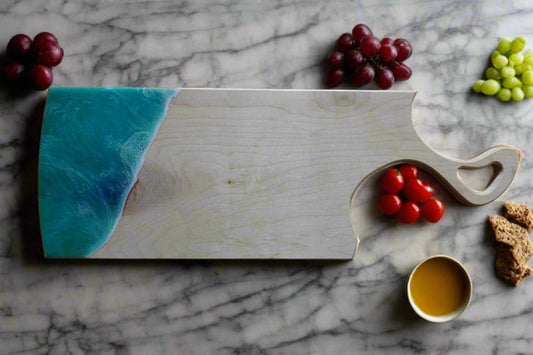 Ocean - Inspired Maple Charcuterie Board - Ol Loggin Sawmill