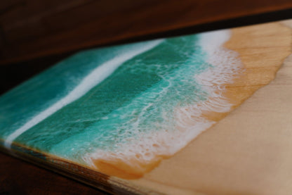 Ocean - Inspired Maple Charcuterie Board - Ol Loggin Sawmill