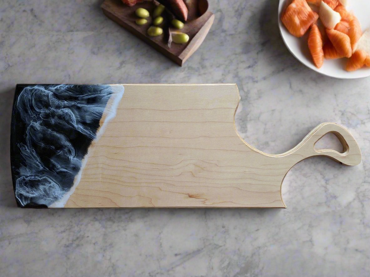 Ocean - Inspired Maple Charcuterie Board - My Store