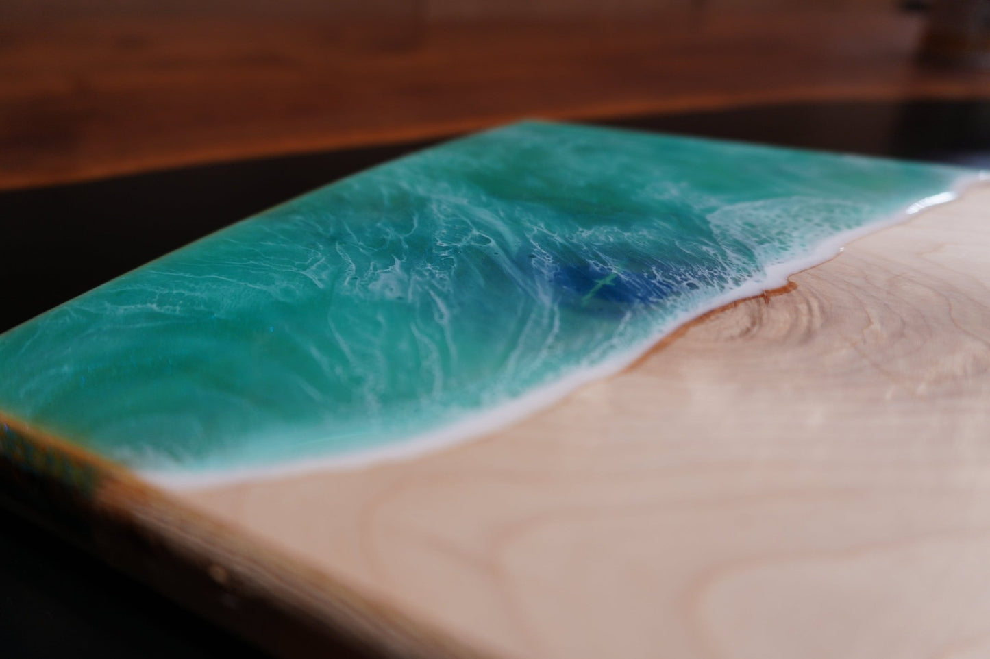 Ocean - Inspired Maple Charcuterie Board - Ol Loggin Sawmill