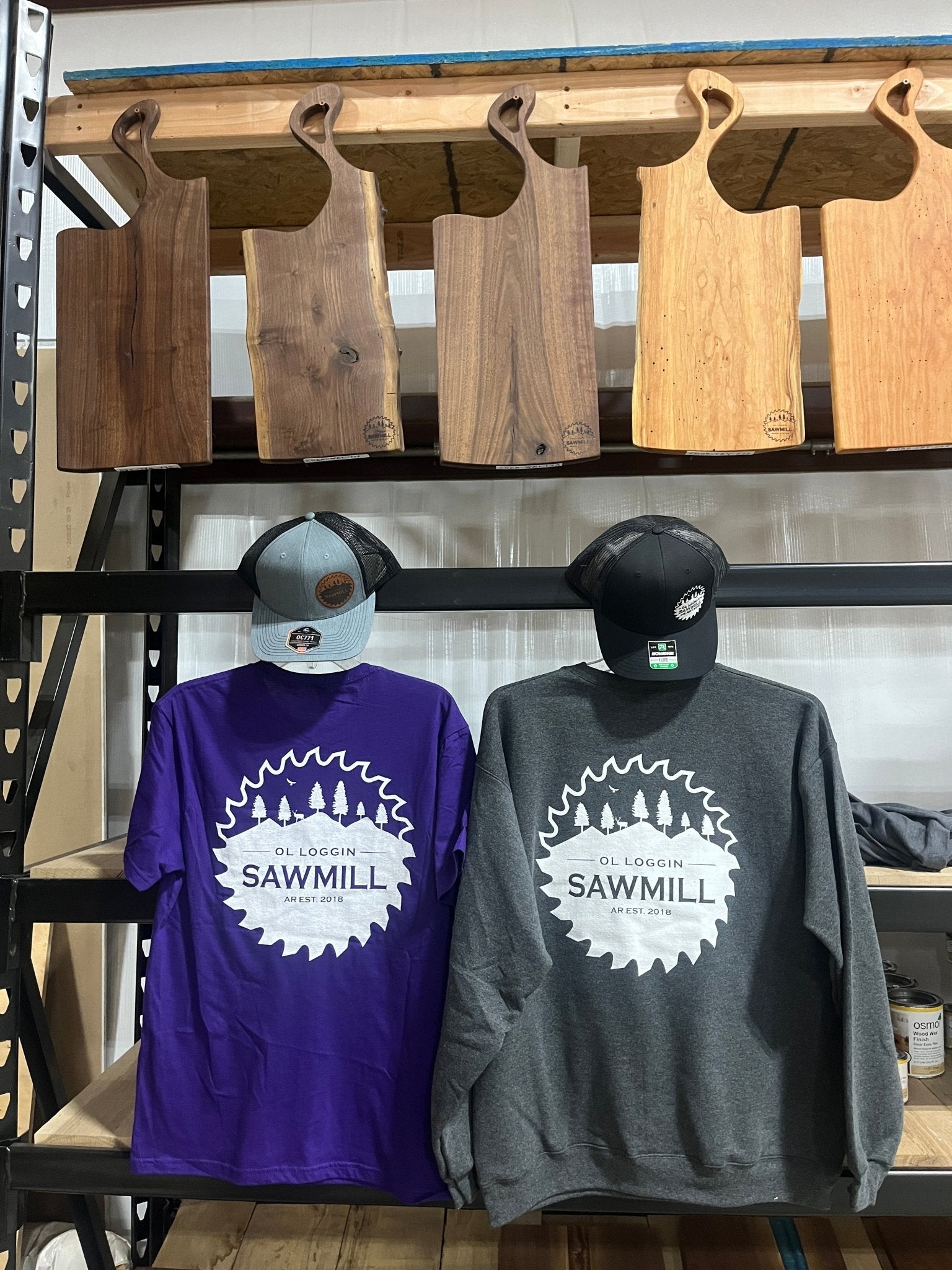 Ol Loggin Sawmill T-shirt - Dark Grey - My Store