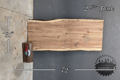 Sequoia Redwood Live Edge Wood Slab - 48 BF - My Store