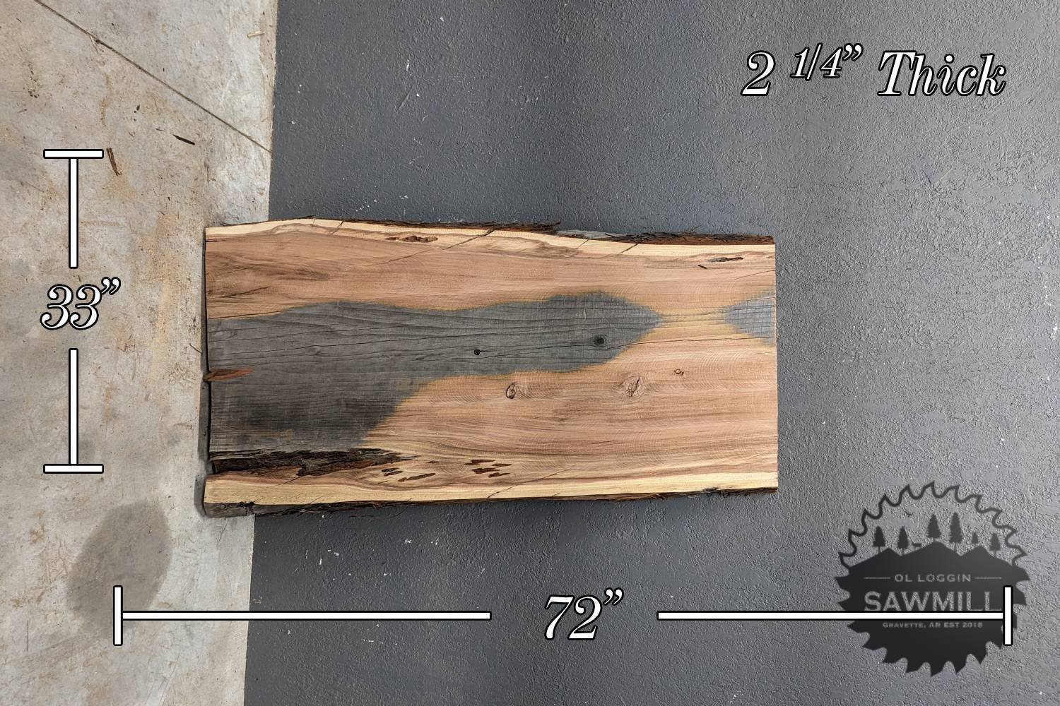 Sequoia Redwood Live Edge Wood Slab - 49.5 BF - My Store