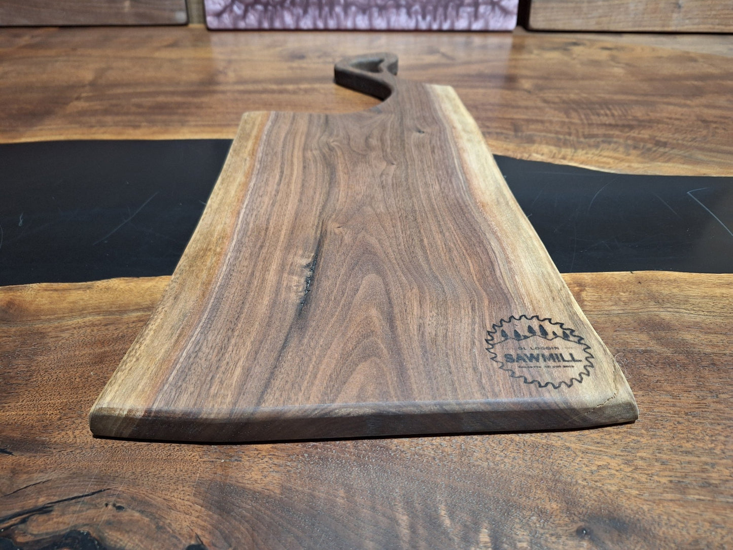 Walnut Charcuterie Board with Handle – Durable and Stylish Serving Platter - My Store