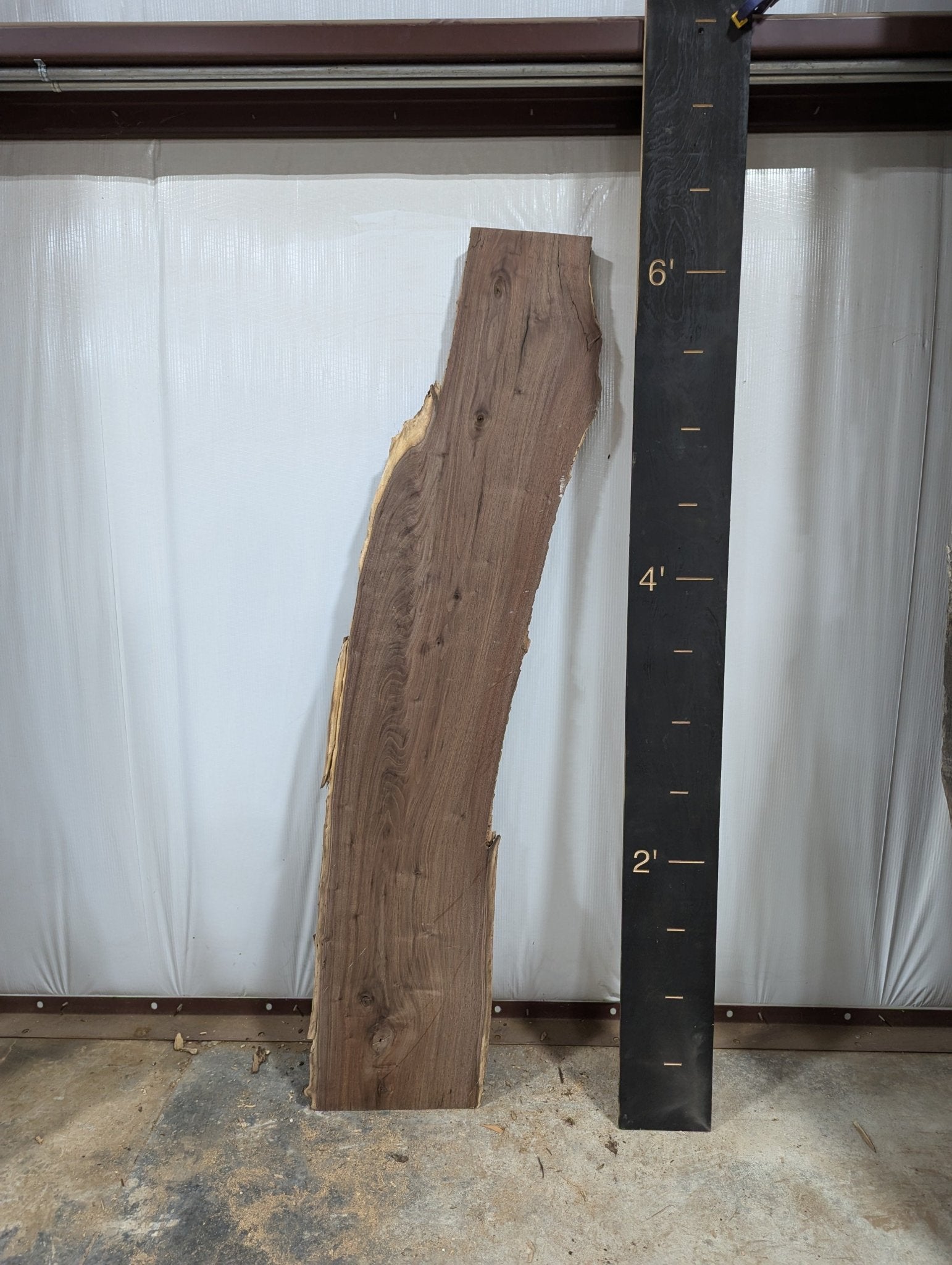 Walnut Live Edge Wood Slab - 25 BF - Ol Loggin Sawmill