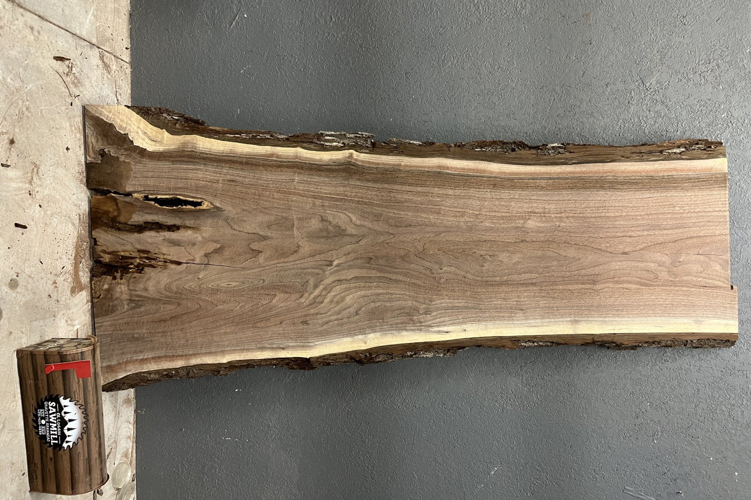 Walnut Live Edge Wood Slab - 67.1 BF - My Store