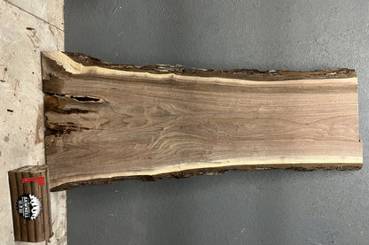 Walnut Live Edge Wood Slab - 67.1 BF - My Store